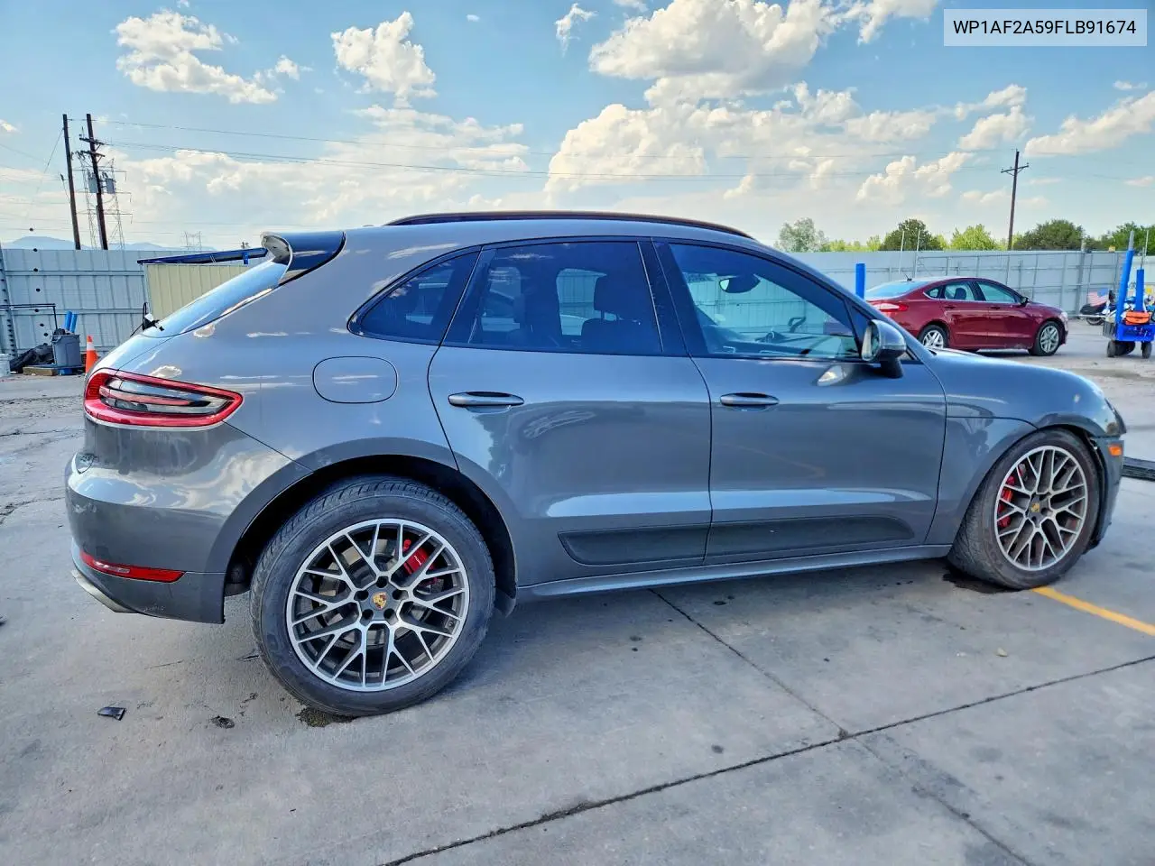 2015 Porsche Macan Turbo VIN: WP1AF2A59FLB91674 Lot: 60690606
