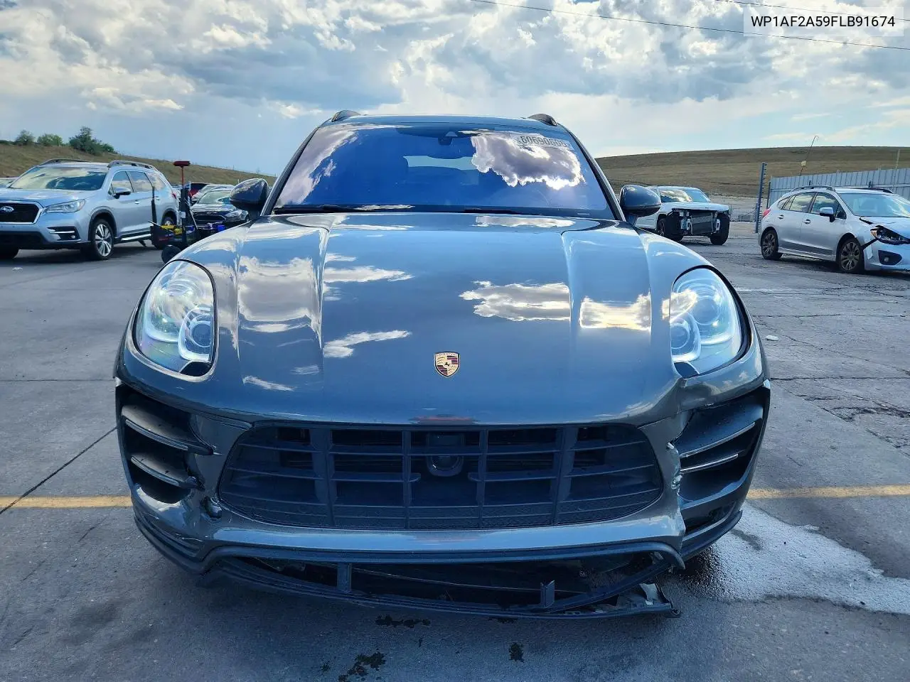 2015 Porsche Macan Turbo VIN: WP1AF2A59FLB91674 Lot: 60690606