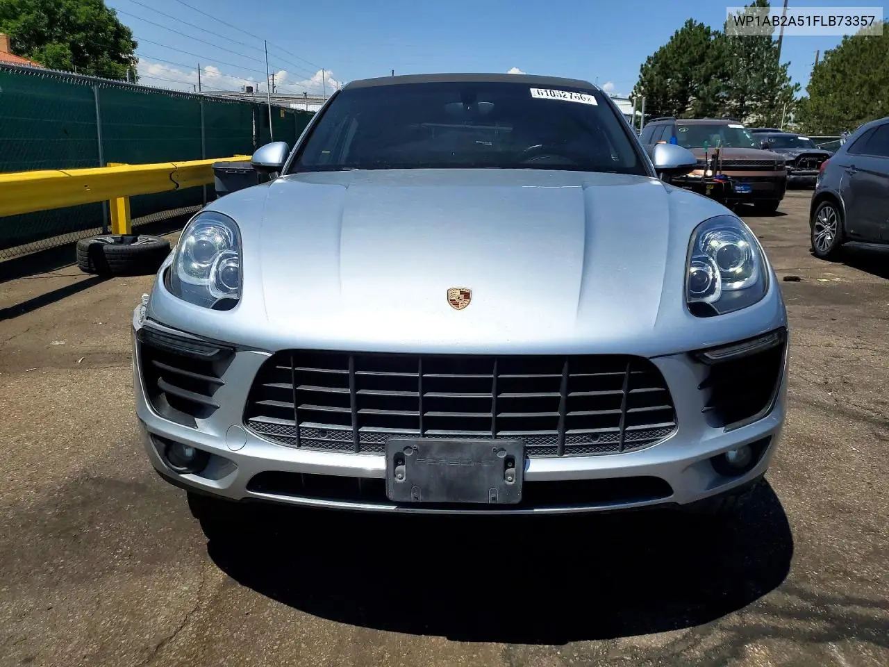 2015 Porsche Macan S VIN: WP1AB2A51FLB73357 Lot: 61052766