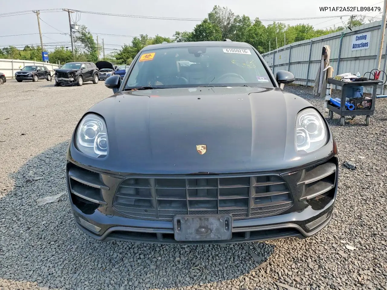2015 Porsche Macan Turbo VIN: WP1AF2A52FLB98479 Lot: 61059216