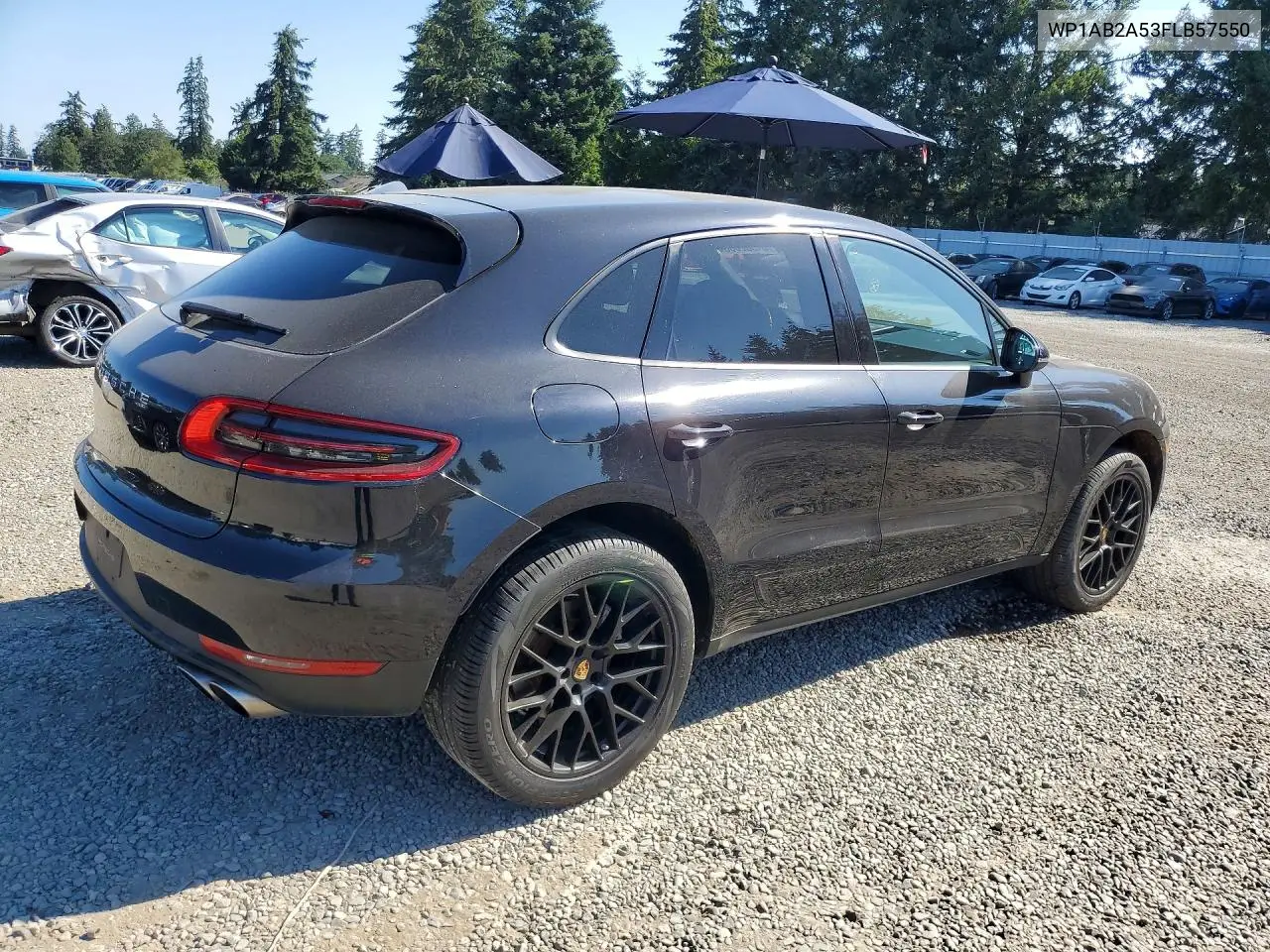 2015 Porsche Macan S VIN: WP1AB2A53FLB57550 Lot: 61362866