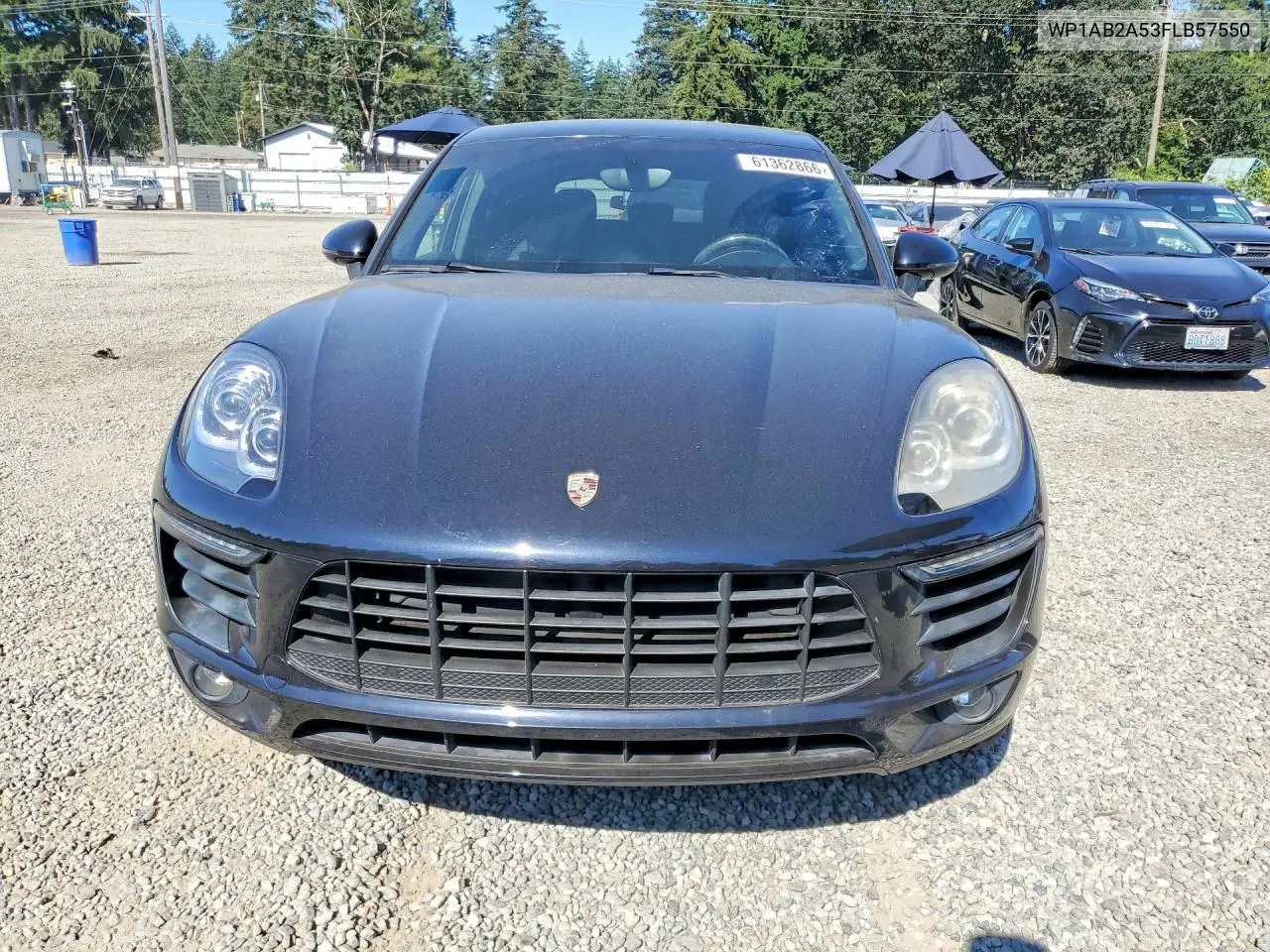 2015 Porsche Macan S VIN: WP1AB2A53FLB57550 Lot: 61362866