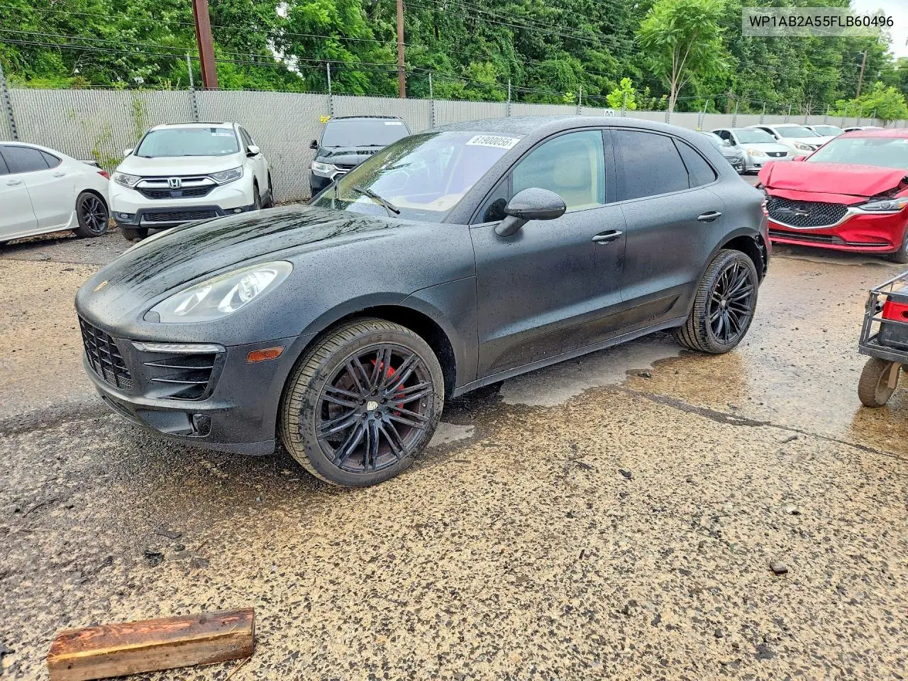 2015 Porsche Macan S VIN: WP1AB2A55FLB60496 Lot: 61900056