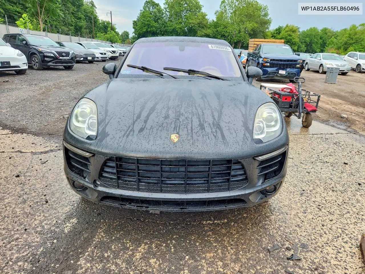2015 Porsche Macan S VIN: WP1AB2A55FLB60496 Lot: 61900056