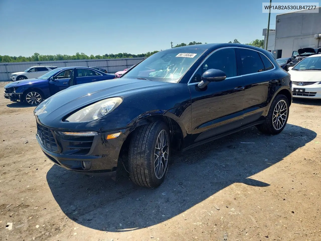 2016 Porsche Macan S VIN: WP1AB2A53GLB47277 Lot: 56778556