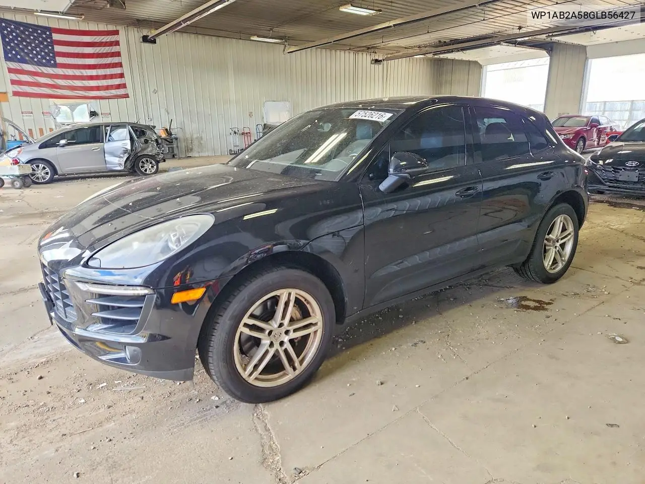 2016 Porsche Macan S VIN: WP1AB2A58GLB56427 Lot: 57526216