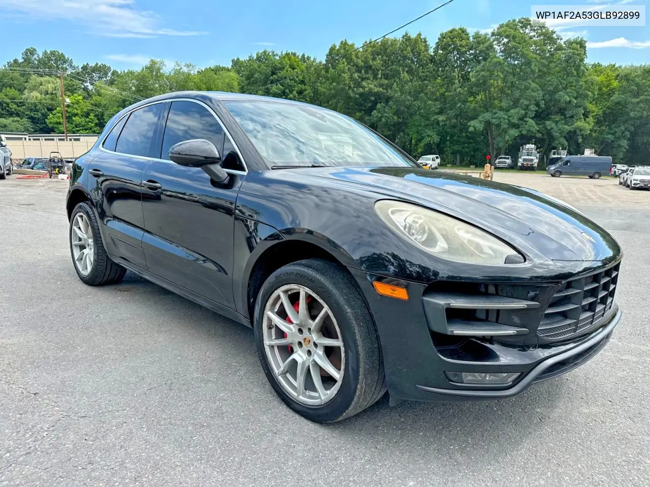 2016 Porsche Macan Turbo VIN: WP1AF2A53GLB92899 Lot: 59862086