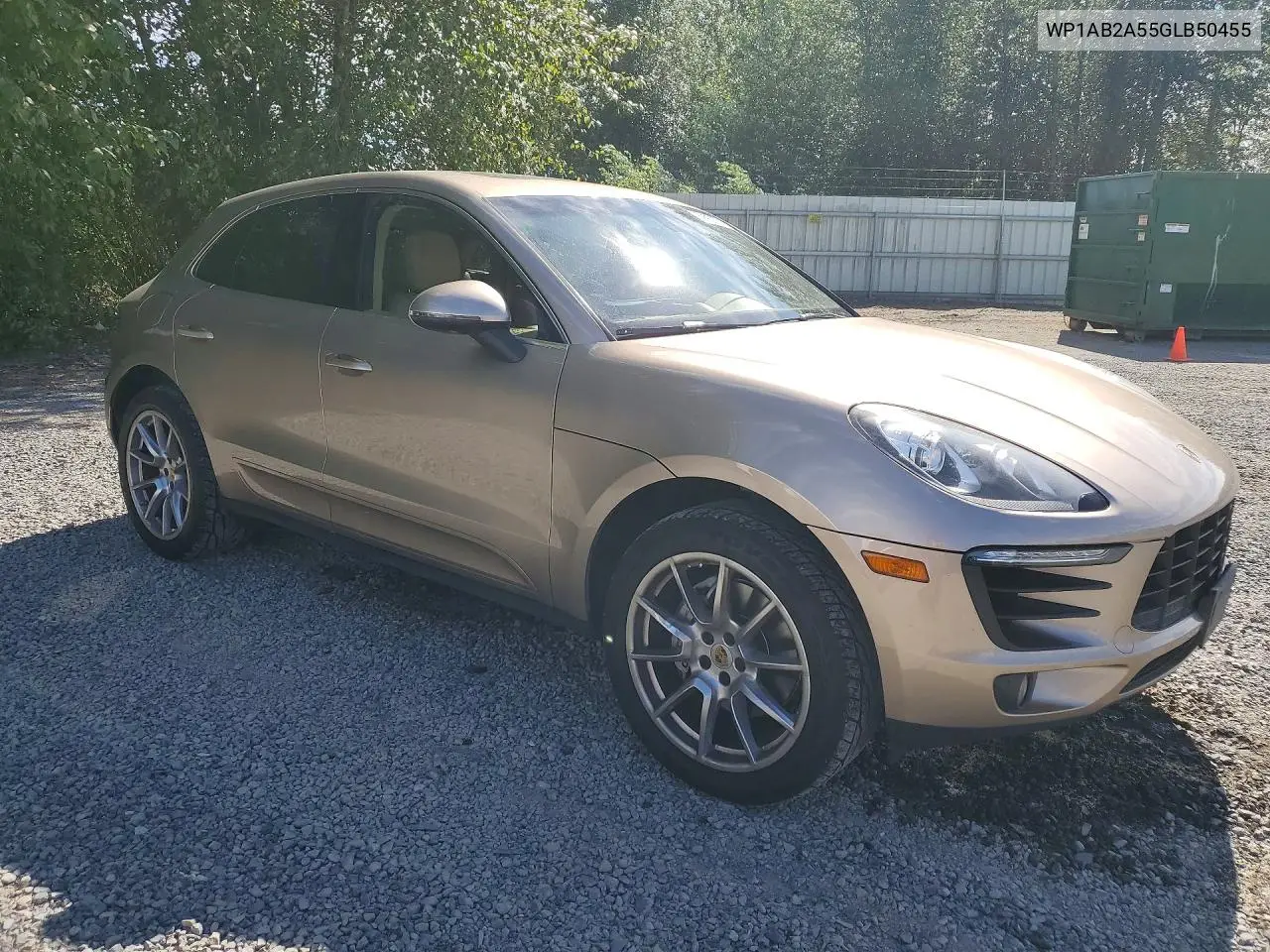 2016 Porsche Macan S VIN: WP1AB2A55GLB50455 Lot: 59957776