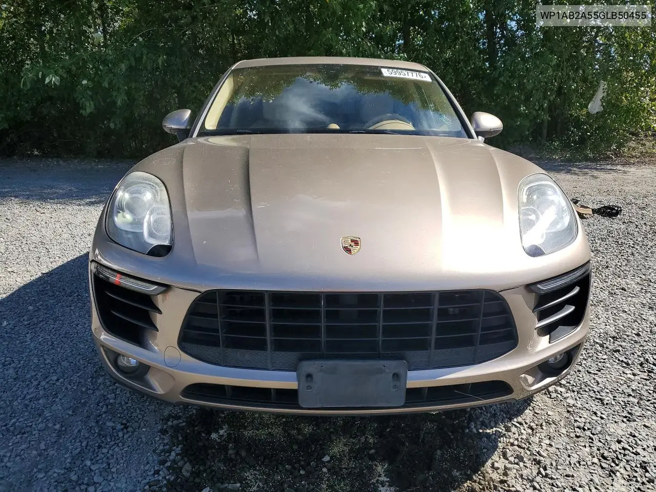 2016 Porsche Macan S VIN: WP1AB2A55GLB50455 Lot: 59957776