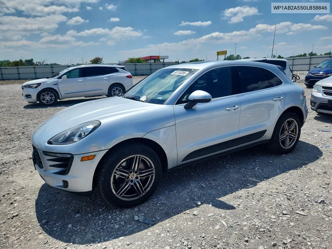 2016 Porsche Macan S VIN: WP1AB2A55GLB58846 Lot: 60318286