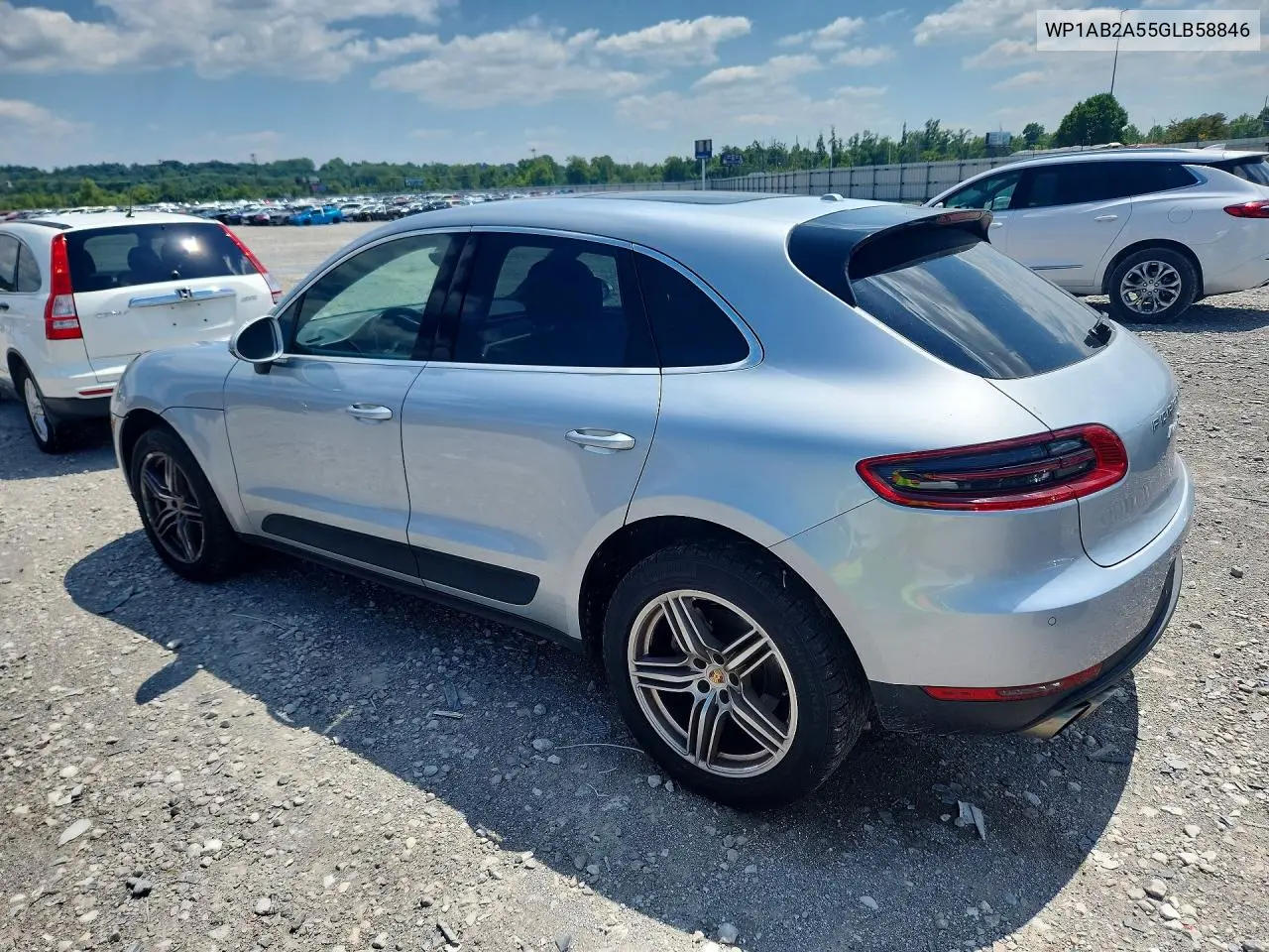 2016 Porsche Macan S VIN: WP1AB2A55GLB58846 Lot: 60318286