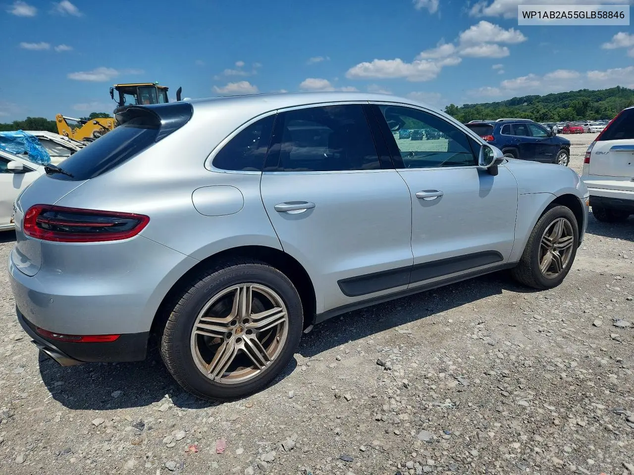 2016 Porsche Macan S VIN: WP1AB2A55GLB58846 Lot: 60318286