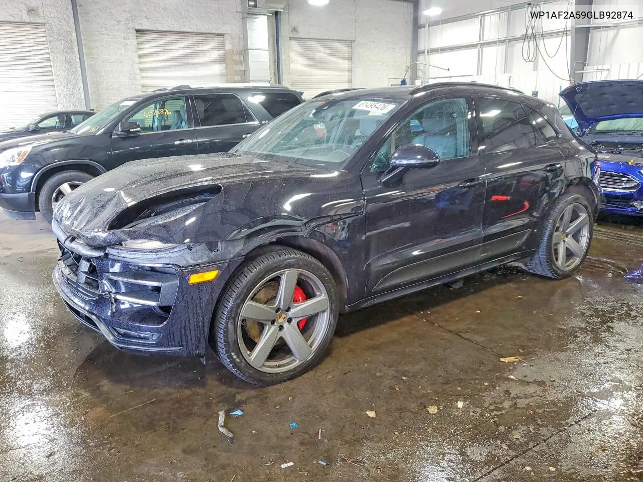 2016 Porsche Macan Turbo VIN: WP1AF2A59GLB92874 Lot: 61495426