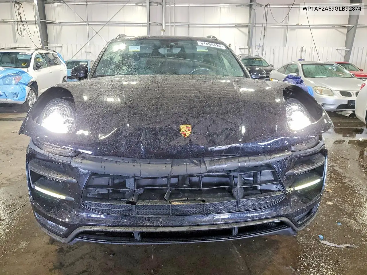 2016 Porsche Macan Turbo VIN: WP1AF2A59GLB92874 Lot: 61495426