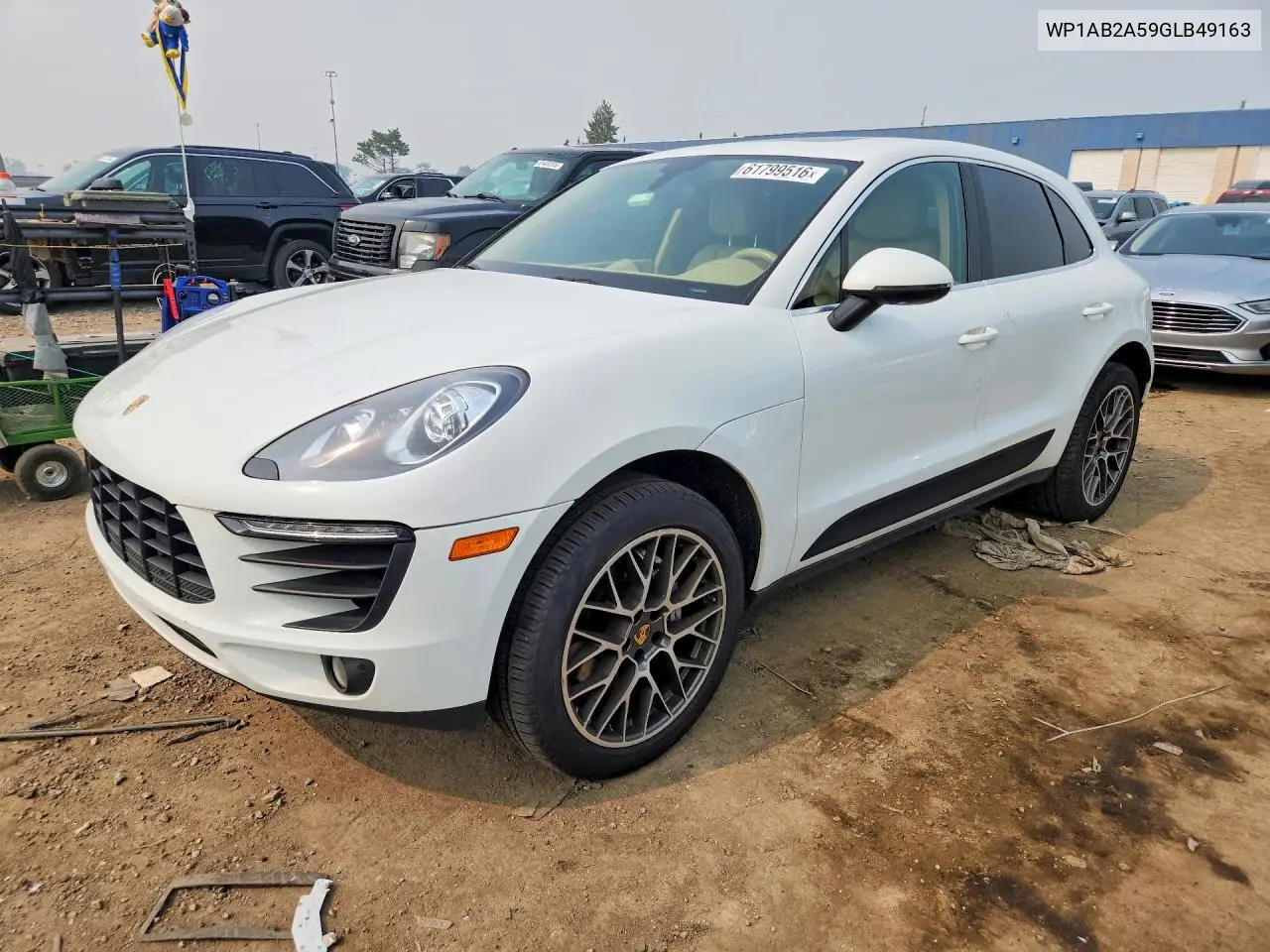 2016 Porsche Macan S VIN: WP1AB2A59GLB49163 Lot: 61799516