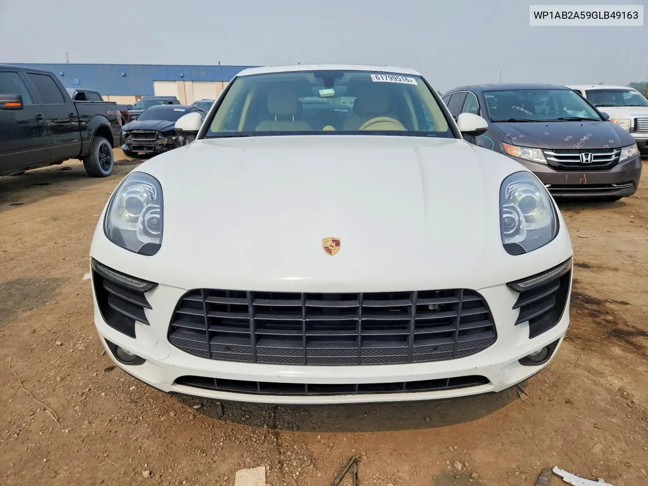 2016 Porsche Macan S VIN: WP1AB2A59GLB49163 Lot: 61799516