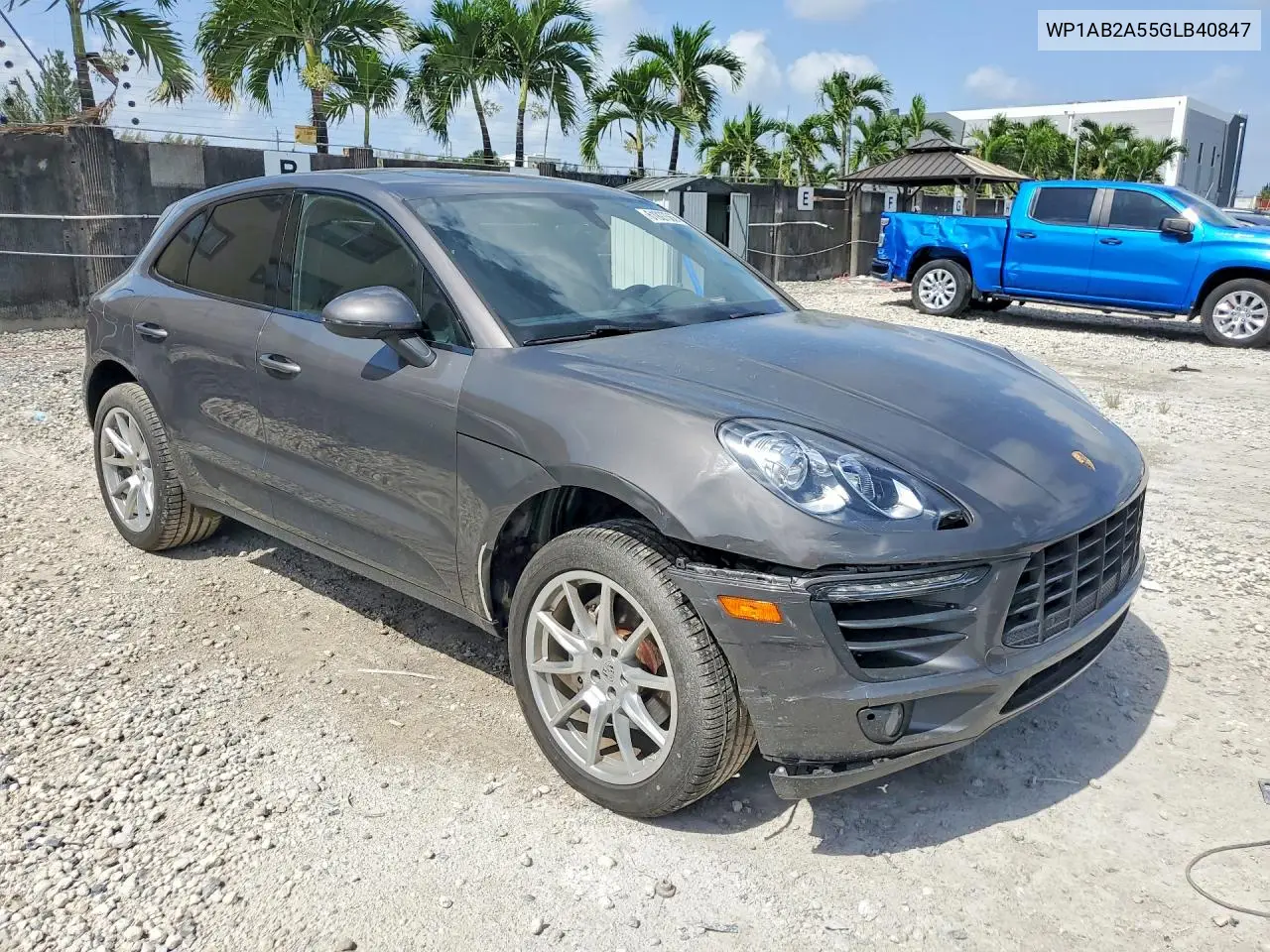 2016 Porsche Macan S VIN: WP1AB2A55GLB40847 Lot: 61927566