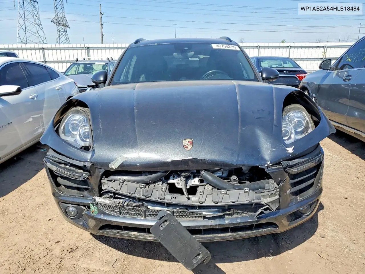 WP1AB2A54HLB18484 2017 Porsche Macan S