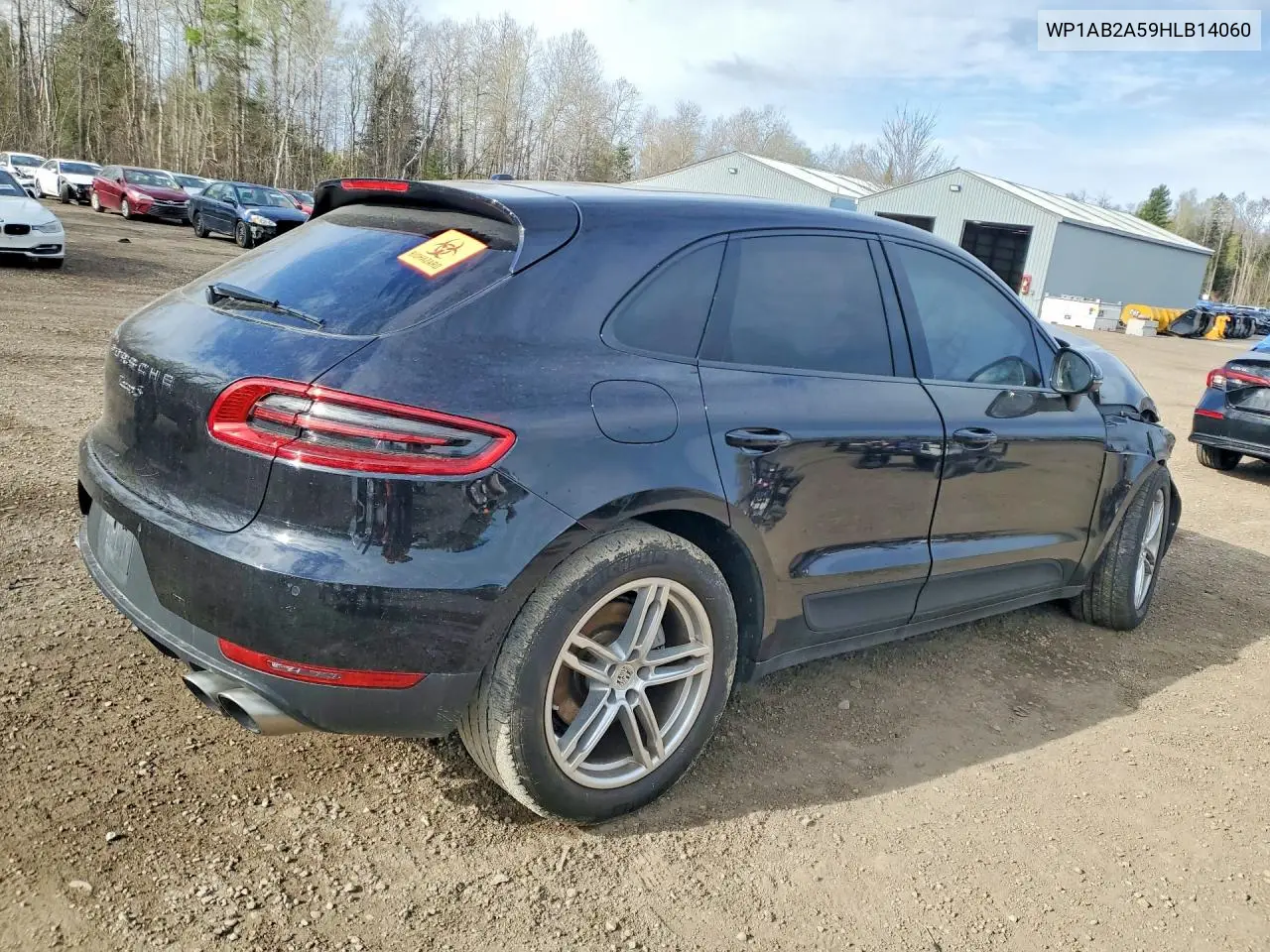 2017 Porsche Macan S VIN: WP1AB2A59HLB14060 Lot: 50991366