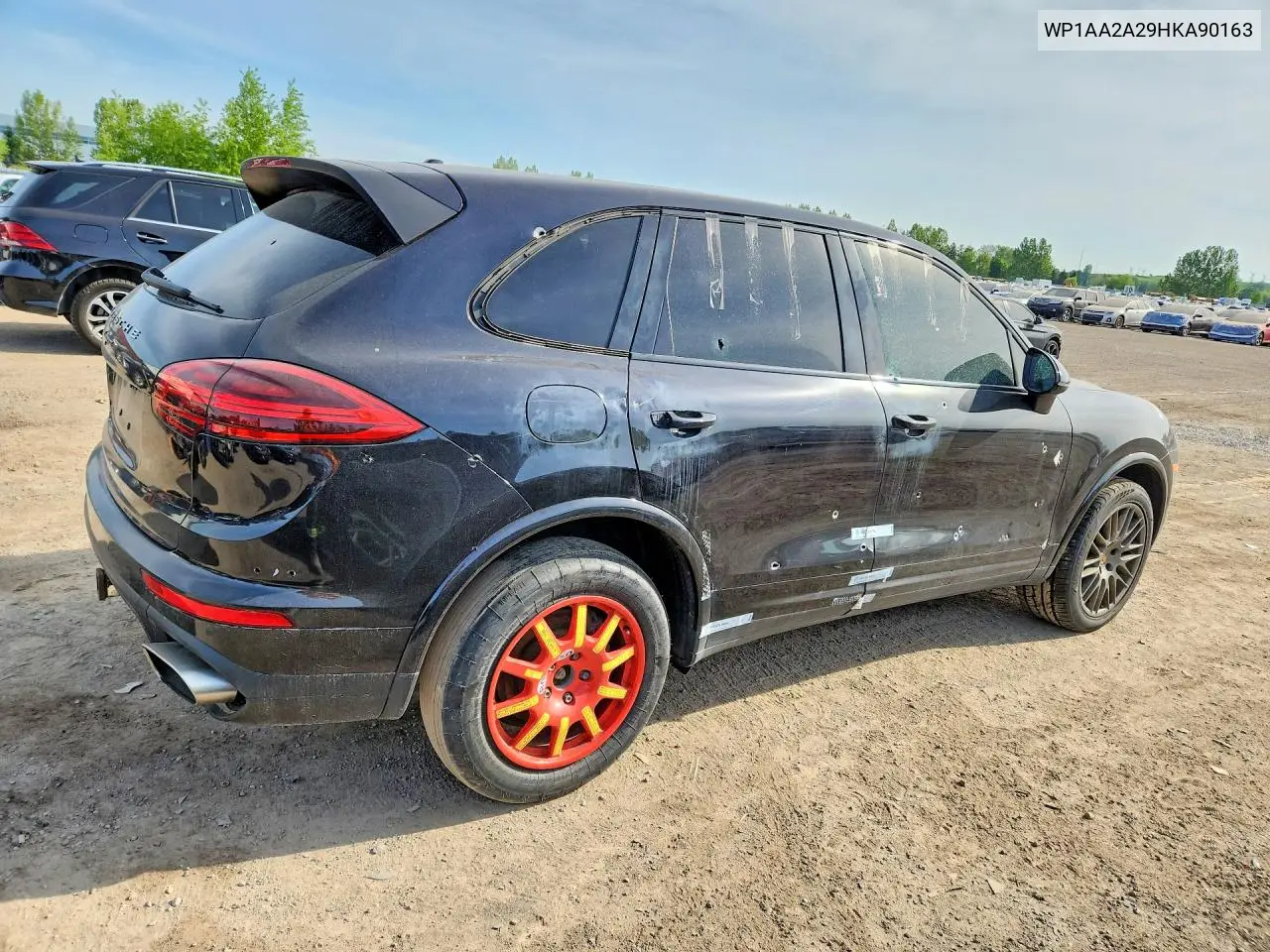 2017 Porsche Cayenne VIN: WP1AA2A29HKA90163 Lot: 55273426