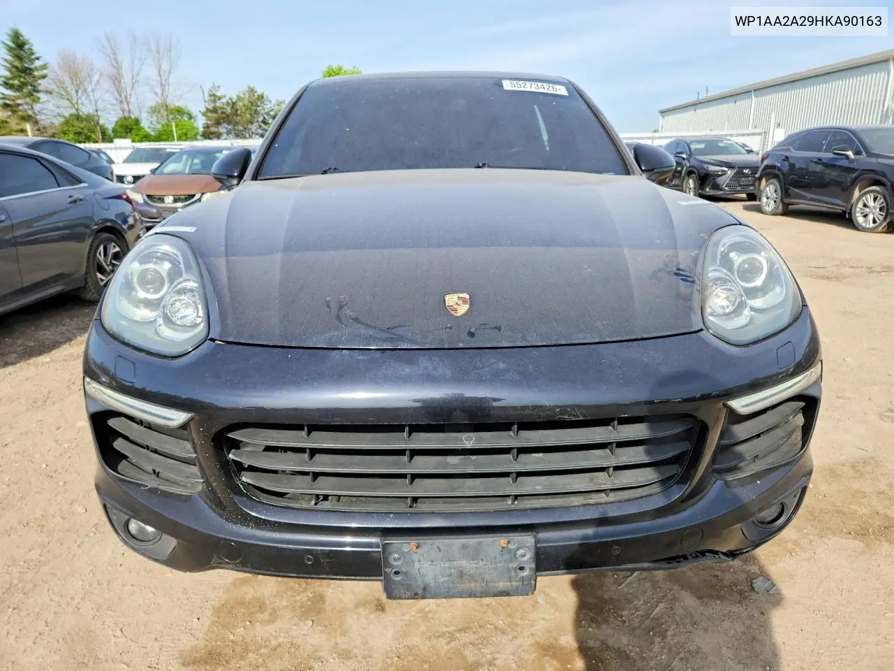 2017 Porsche Cayenne VIN: WP1AA2A29HKA90163 Lot: 55273426