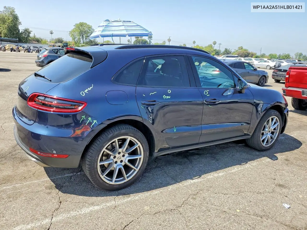 2017 Porsche Macan VIN: WP1AA2A51HLB01421 Lot: 55908146