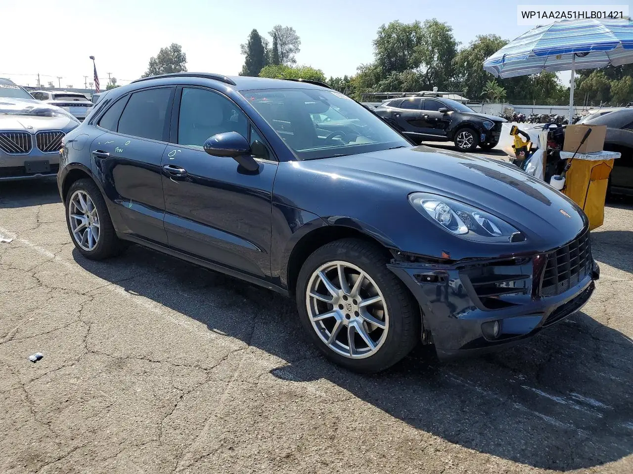 2017 Porsche Macan VIN: WP1AA2A51HLB01421 Lot: 55908146