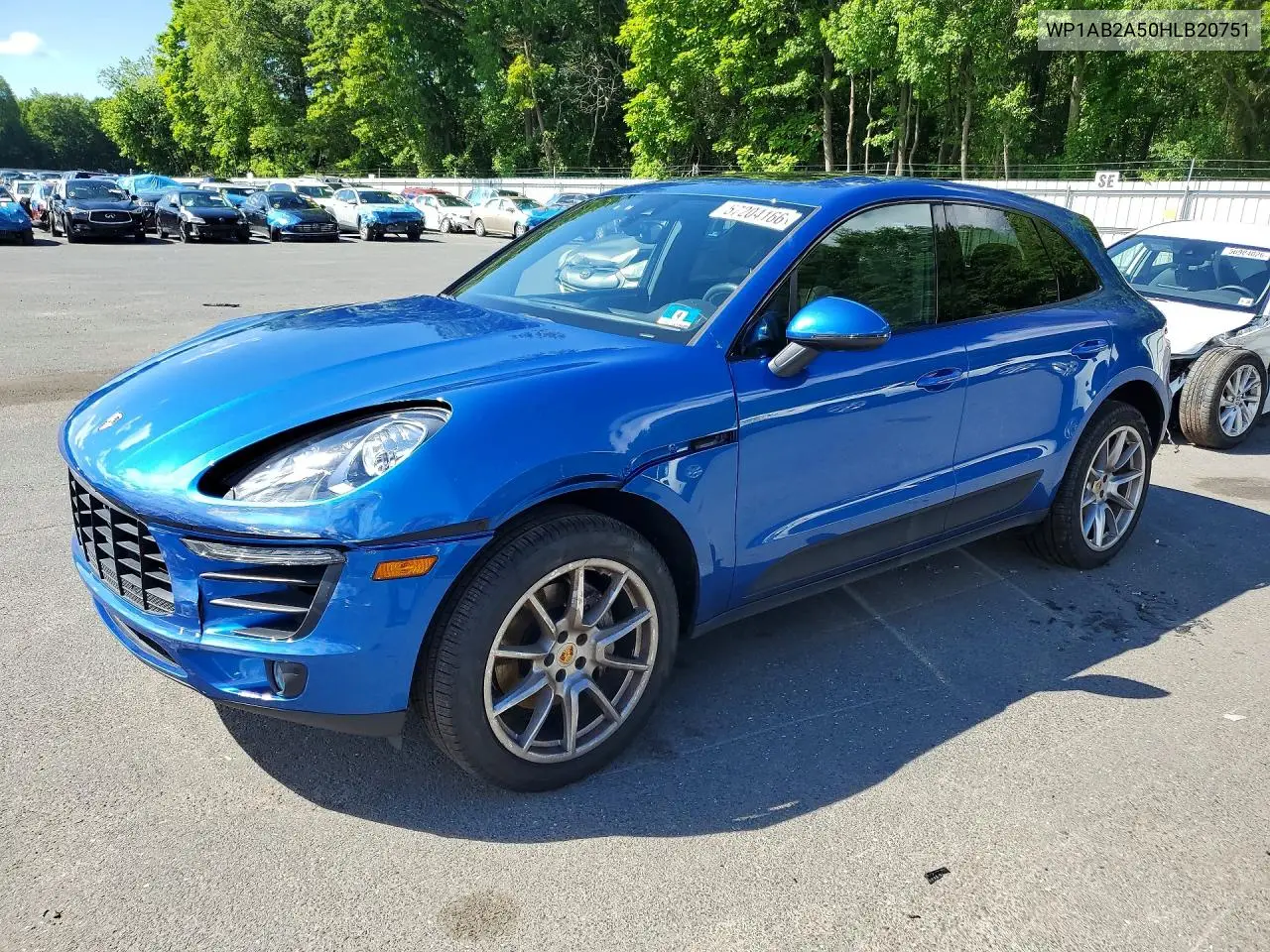 2017 Porsche Macan S VIN: WP1AB2A50HLB20751 Lot: 57204166