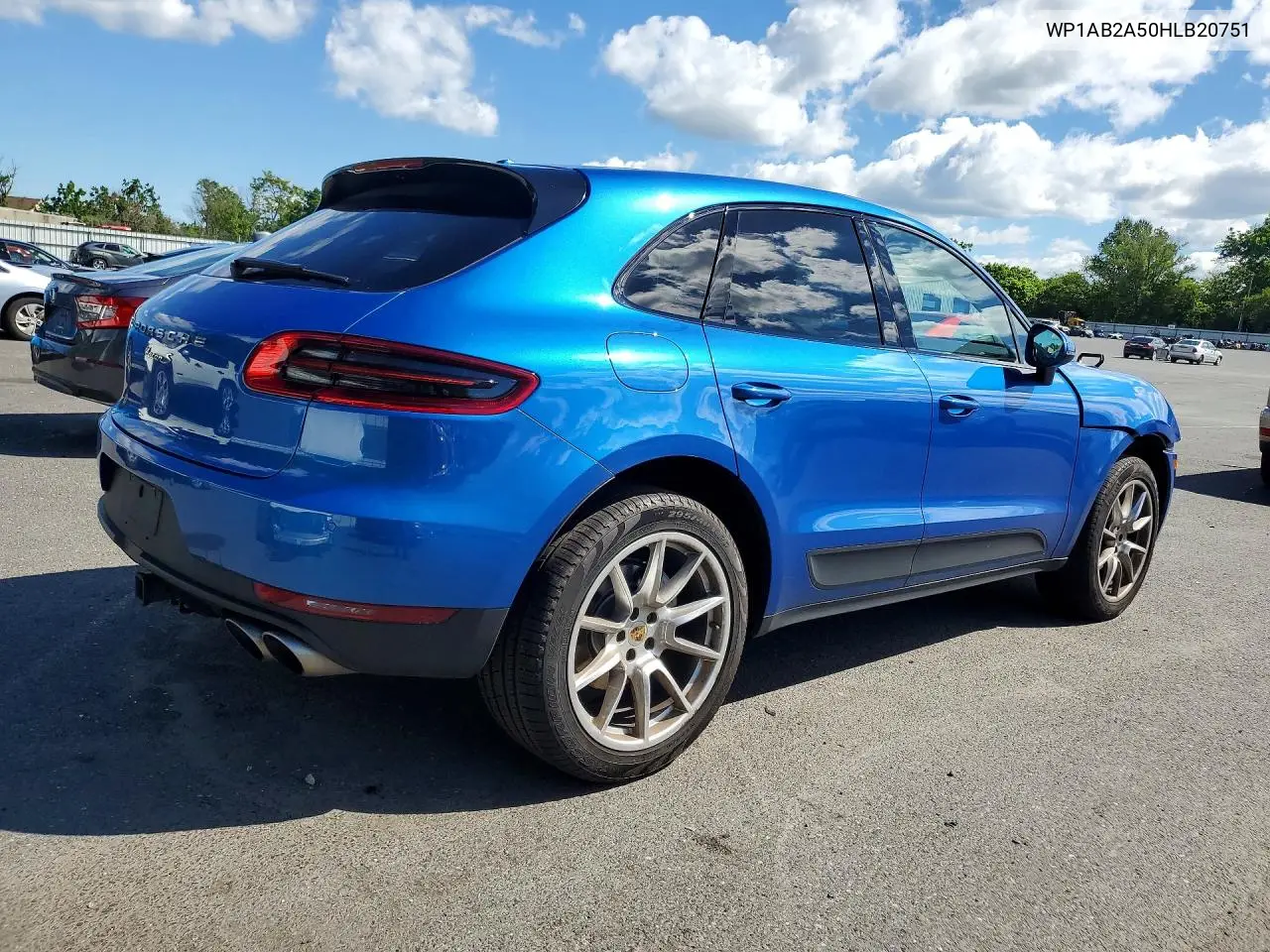 2017 Porsche Macan S VIN: WP1AB2A50HLB20751 Lot: 57204166