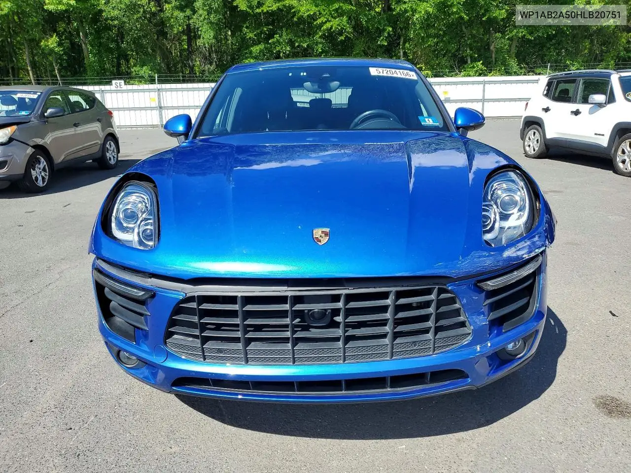 2017 Porsche Macan S VIN: WP1AB2A50HLB20751 Lot: 57204166