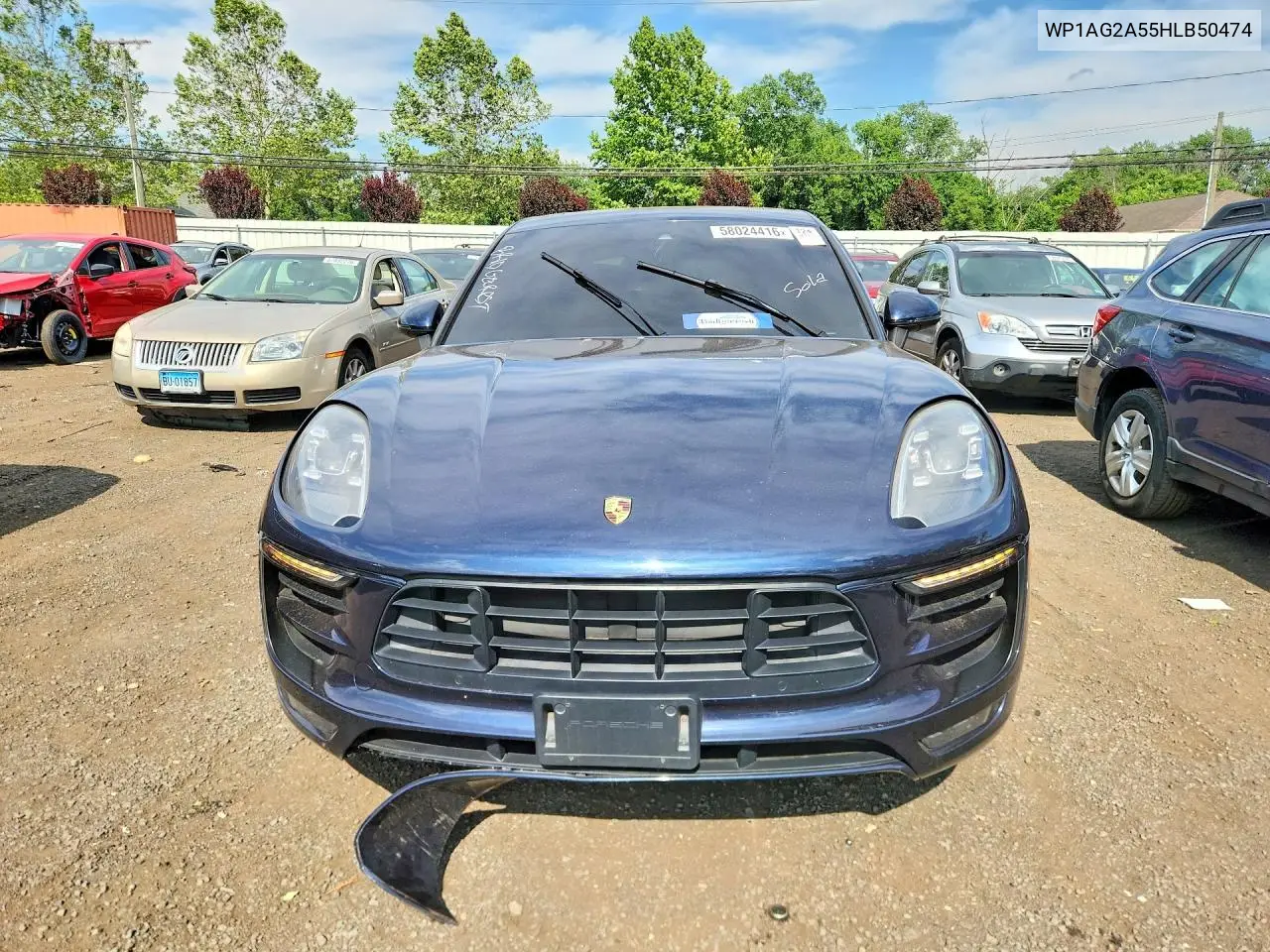 2017 Porsche Macan Gts VIN: WP1AG2A55HLB50474 Lot: 58024416