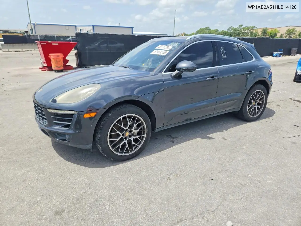 2017 Porsche Macan S VIN: WP1AB2A51HLB14120 Lot: 59913356