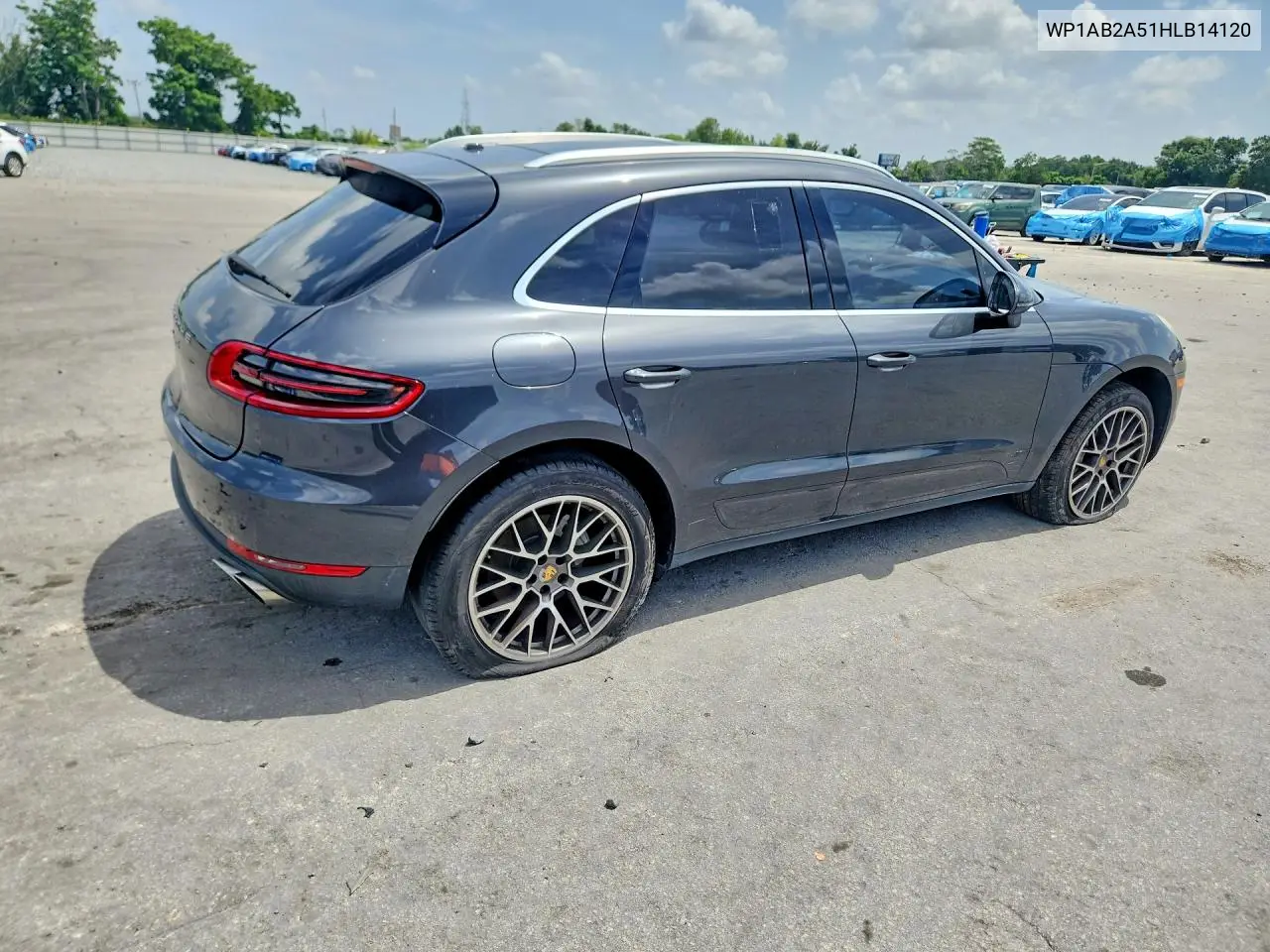 2017 Porsche Macan S VIN: WP1AB2A51HLB14120 Lot: 59913356