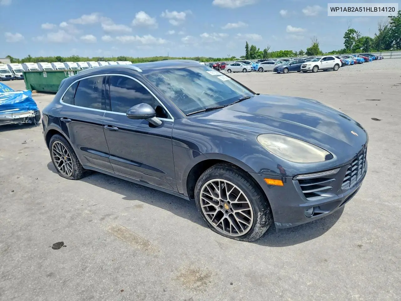 2017 Porsche Macan S VIN: WP1AB2A51HLB14120 Lot: 59913356