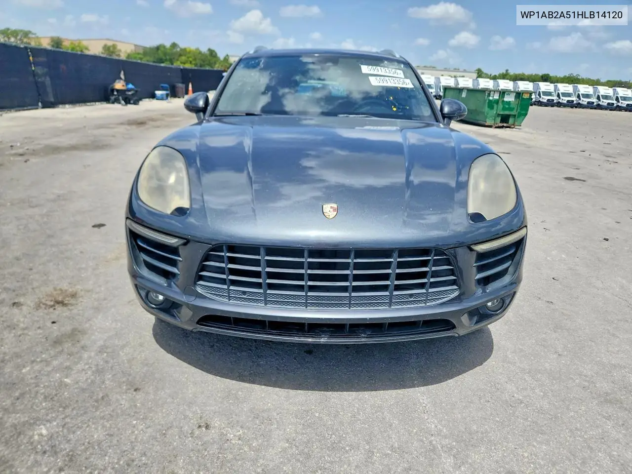 2017 Porsche Macan S VIN: WP1AB2A51HLB14120 Lot: 59913356