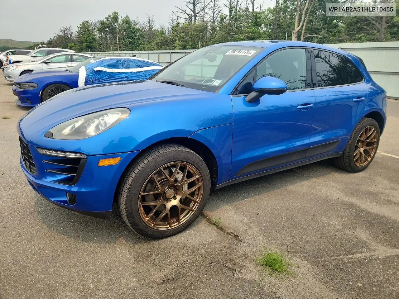 2017 Porsche Macan S VIN: WP1AB2A51HLB10455 Lot: 60291176