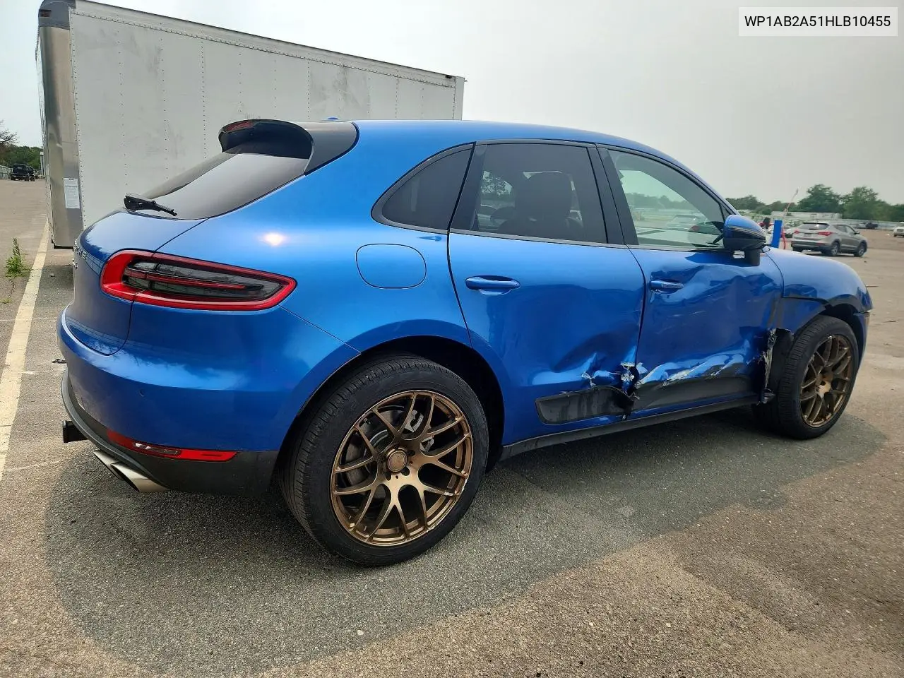 2017 Porsche Macan S VIN: WP1AB2A51HLB10455 Lot: 60291176