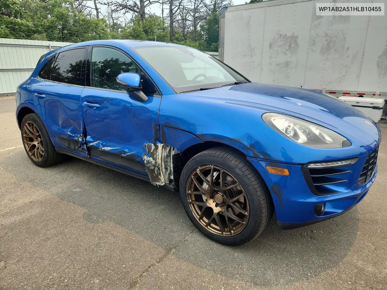 2017 Porsche Macan S VIN: WP1AB2A51HLB10455 Lot: 60291176