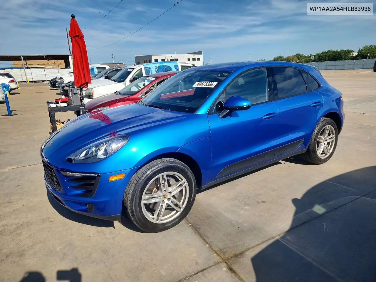 2017 Porsche Macan VIN: WP1AA2A54HLB83936 Lot: 60678386