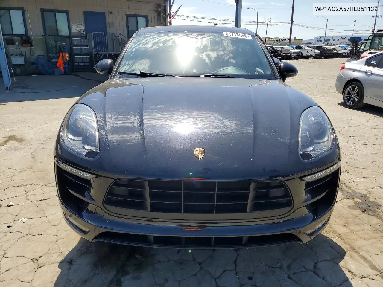 2017 Porsche Macan Gts VIN: WP1AG2A57HLB51139 Lot: 61715656