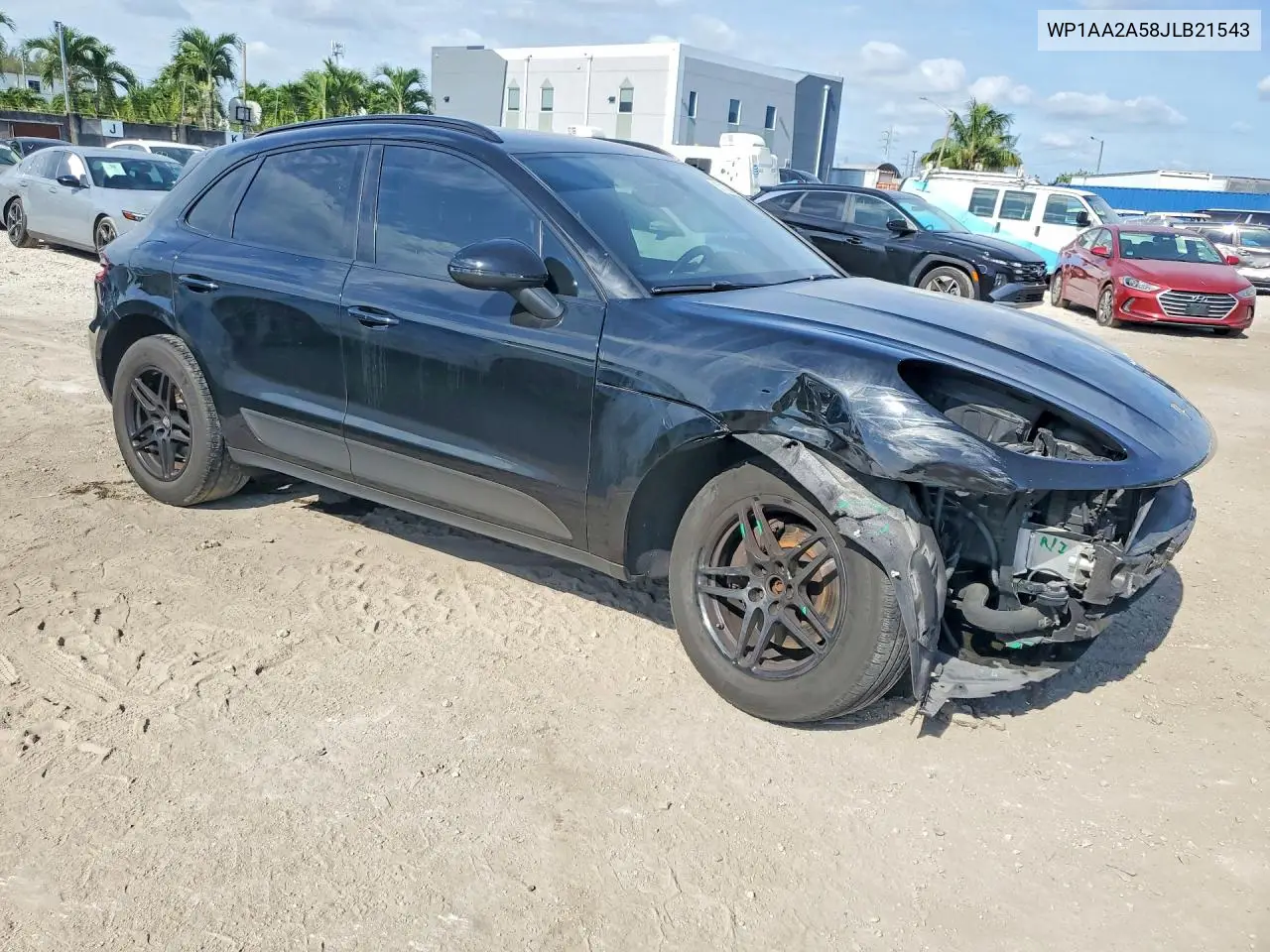 2018 Porsche Macan VIN: WP1AA2A58JLB21543 Lot: 57122686