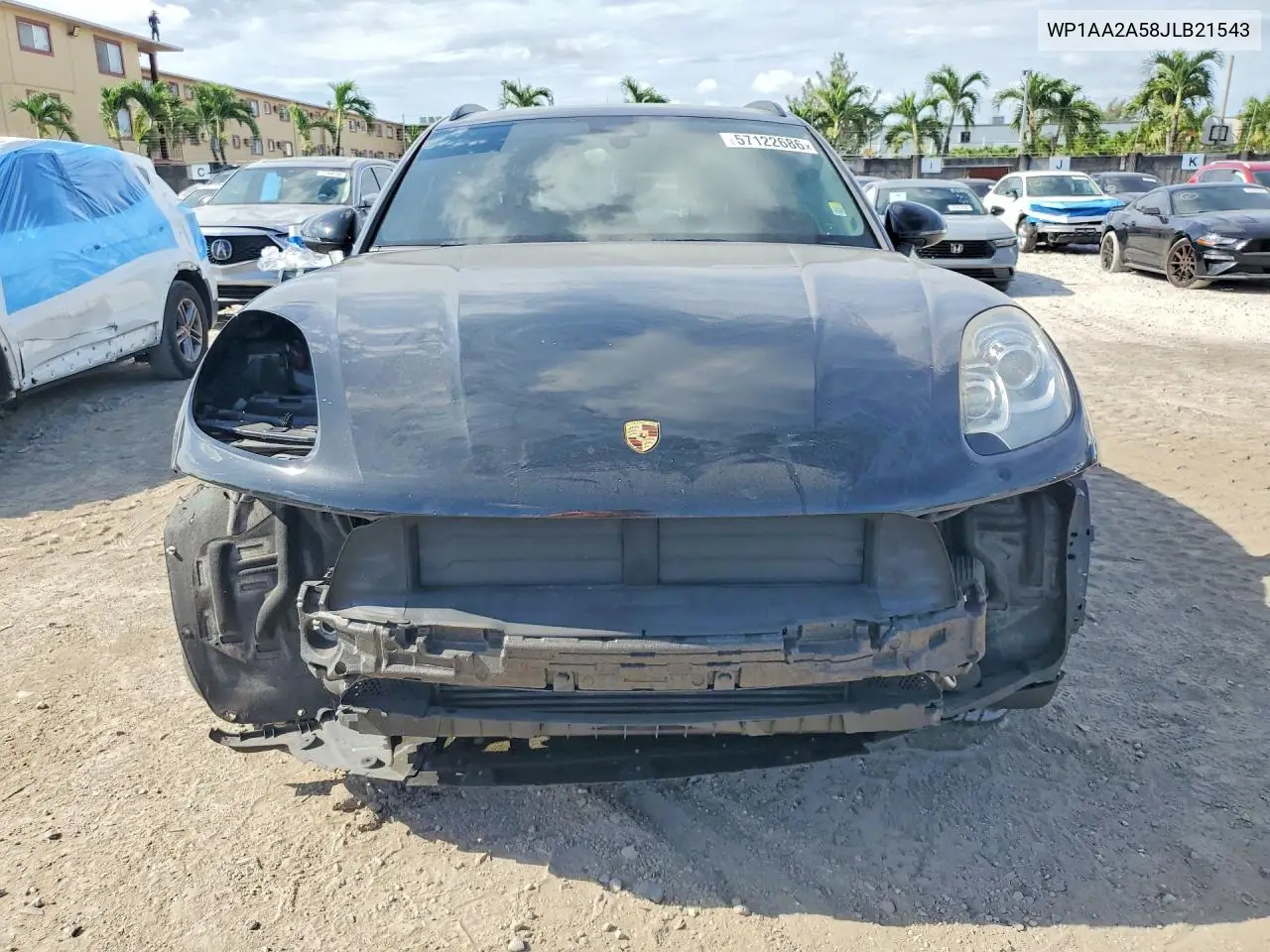 2018 Porsche Macan VIN: WP1AA2A58JLB21543 Lot: 57122686