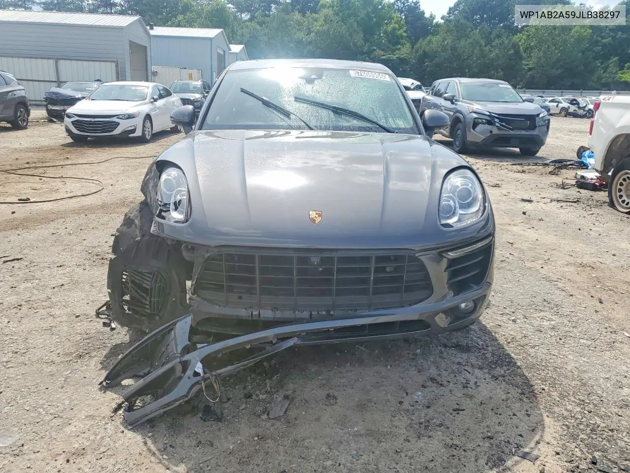 2018 Porsche Macan S VIN: WP1AB2A59JLB38297 Lot: 57608966
