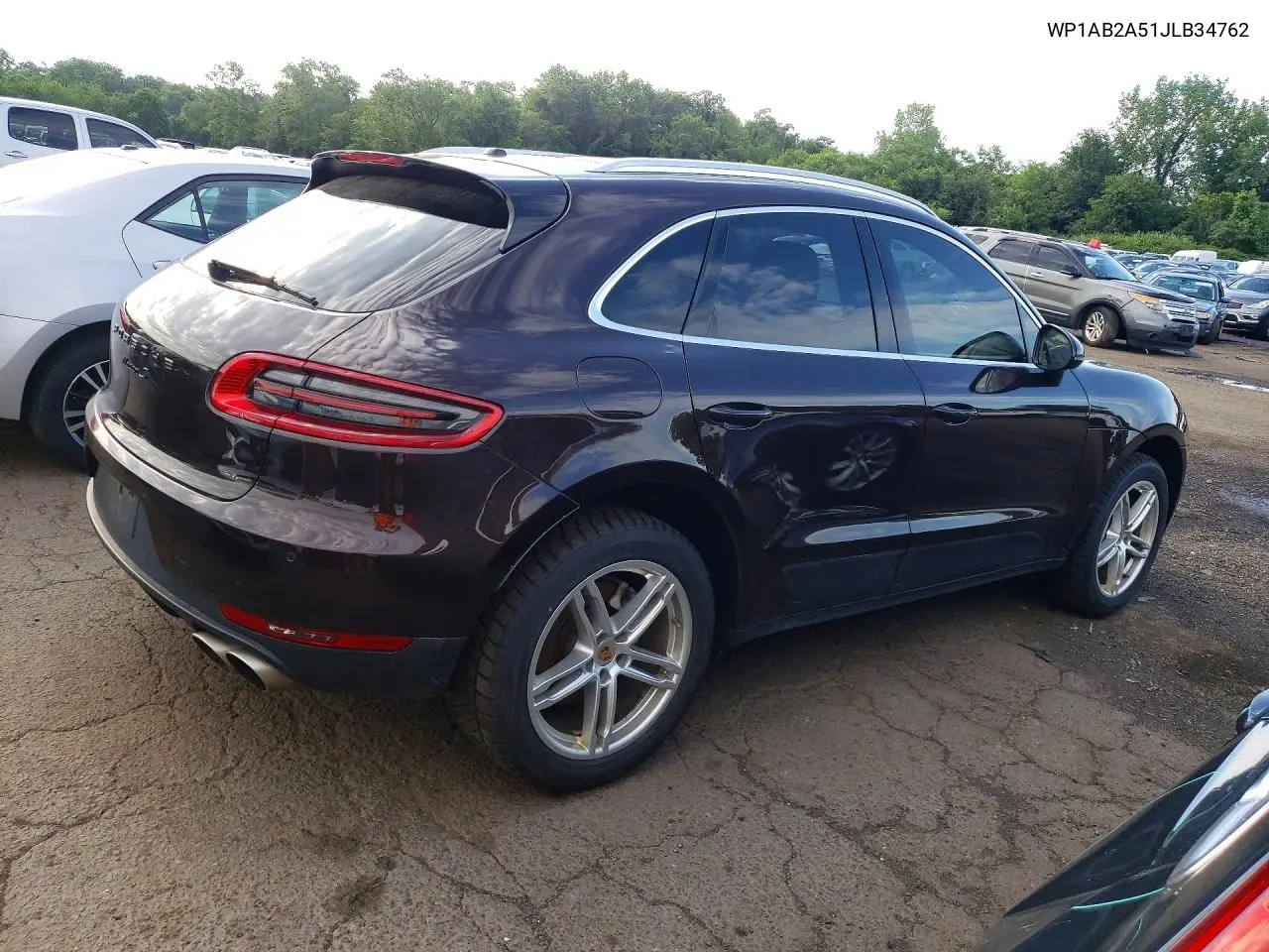 2018 Porsche Macan S VIN: WP1AB2A51JLB34762 Lot: 58079116