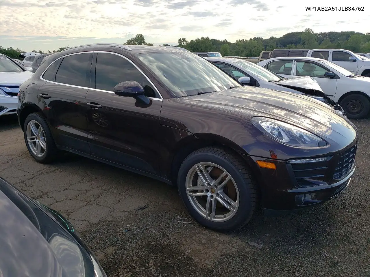 2018 Porsche Macan S VIN: WP1AB2A51JLB34762 Lot: 58079116