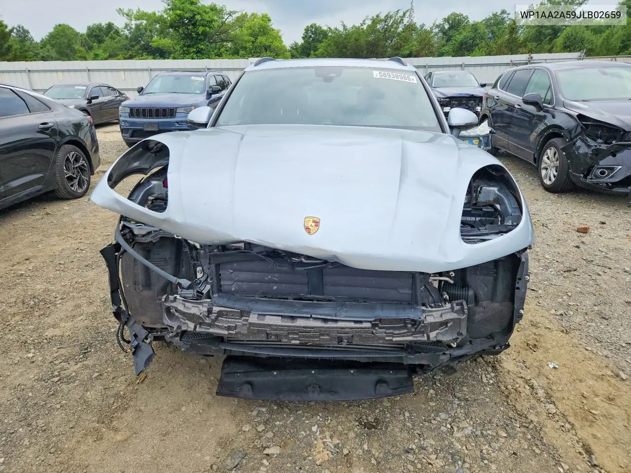 2018 Porsche Macan VIN: WP1AA2A59JLB02659 Lot: 58938986