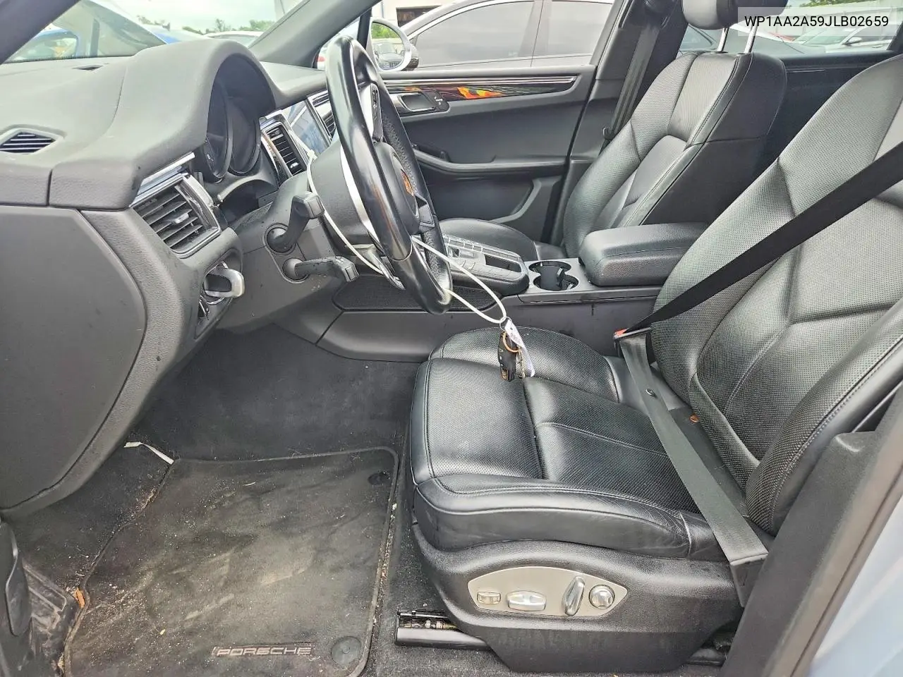 2018 Porsche Macan VIN: WP1AA2A59JLB02659 Lot: 58938986