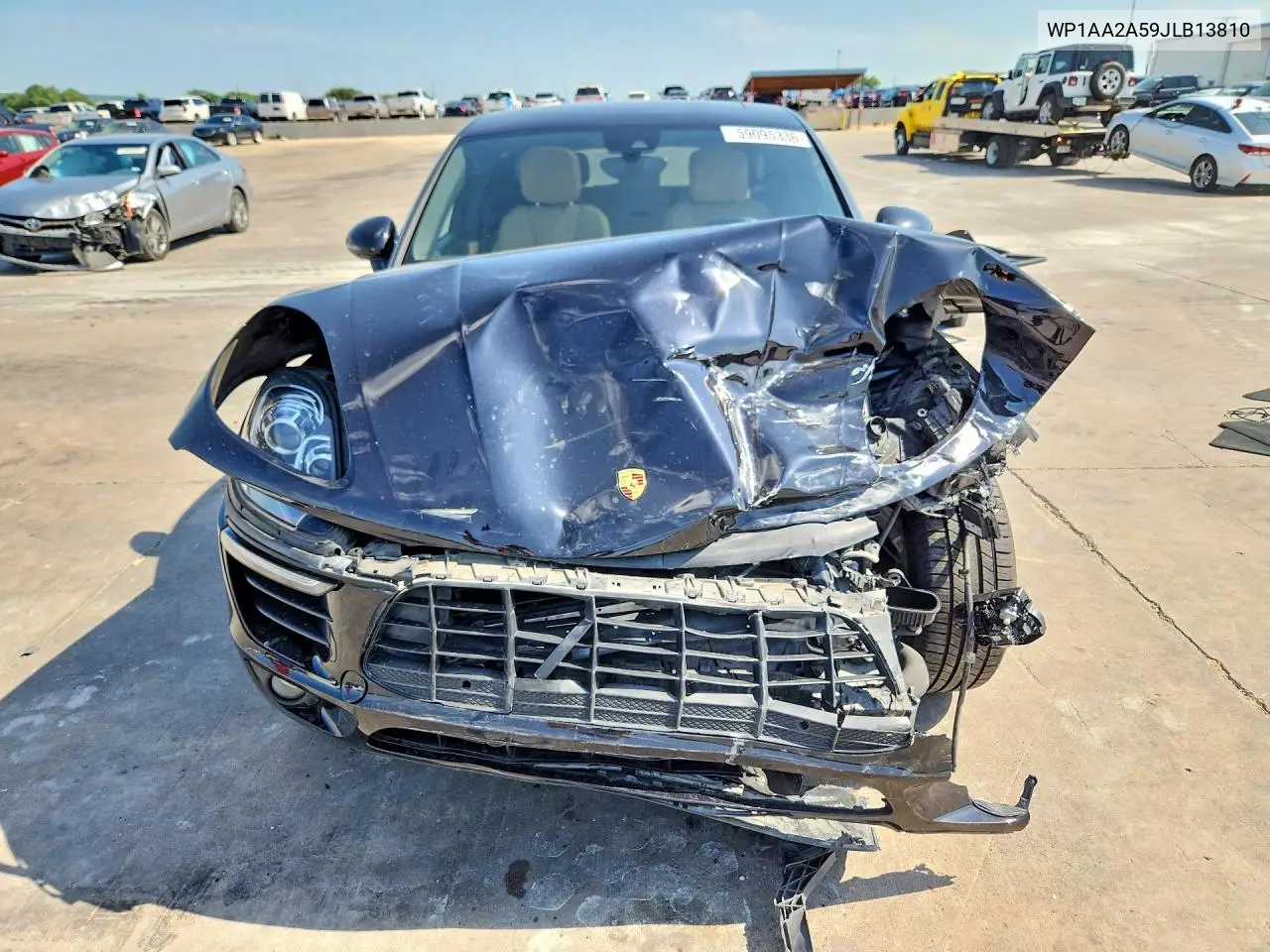 2018 Porsche Macan VIN: WP1AA2A59JLB13810 Lot: 59095336