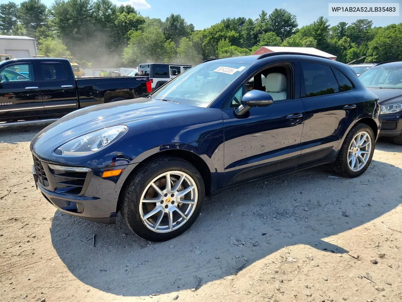 2018 Porsche Macan S VIN: WP1AB2A52JLB35483 Lot: 59143266