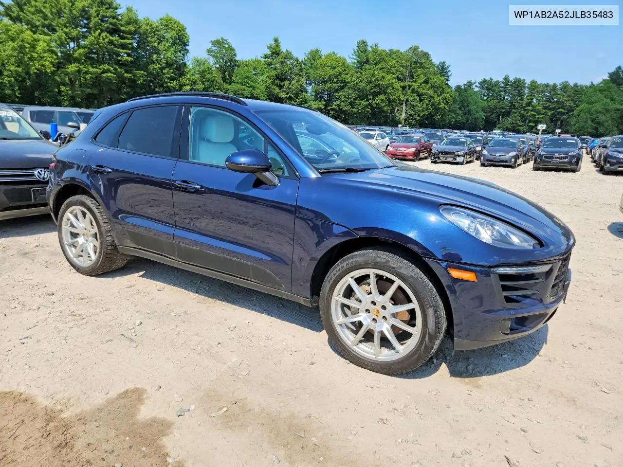 2018 Porsche Macan S VIN: WP1AB2A52JLB35483 Lot: 59143266